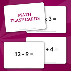 Speech Therapy Math Flashcards