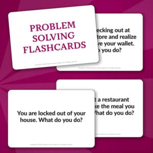 Speech Therapy Problem-Solving Flashcards