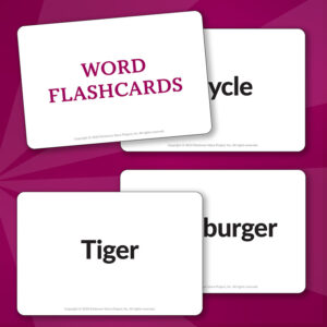 Speech Therapy Word Flashcards